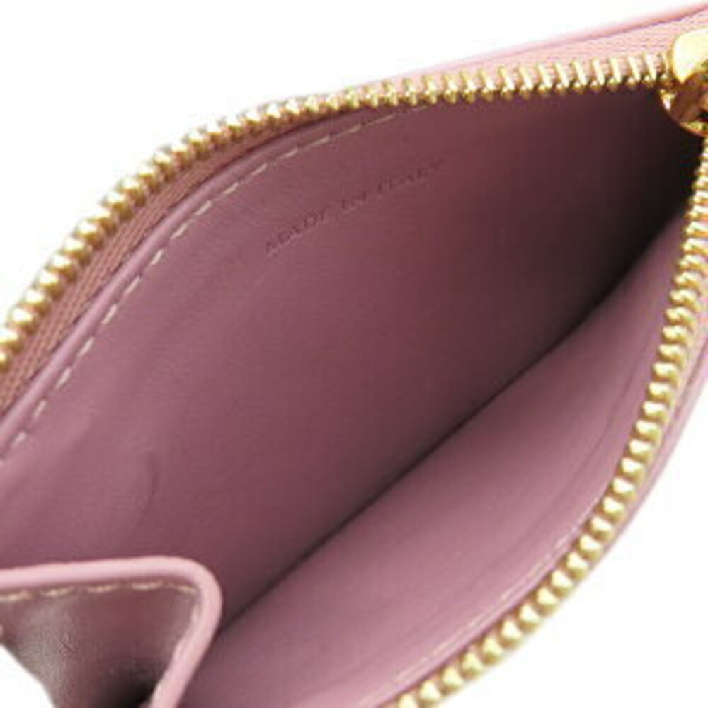 Celine wallet compact pink leather Triomphe coin - Picture 14 of 14